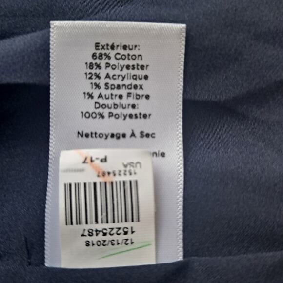 Talbots Boucle Stripe Jacket Tailored Black Red Blue White Women's Plus Size 3X - Picture 10 of 10